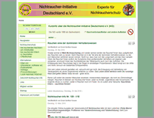 Tablet Screenshot of nichtraucherschutz.de